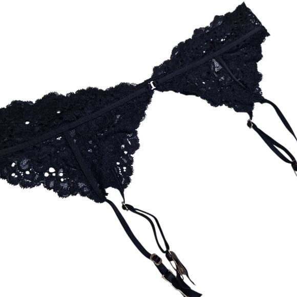 Victoria's Secret Sexy lace garter belt for stockings size M/L boudoir burlesque - Picture 3 of 6